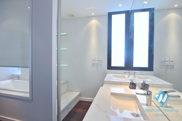 Quality apartment with nice design for rent in Xuan Dieu st, Quang An ward, Tay Ho